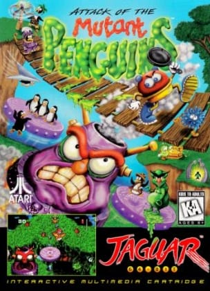 Attack of the Mutant Penguins | Atari Jaguar | Play retro games online for free, Play emulator games online for free