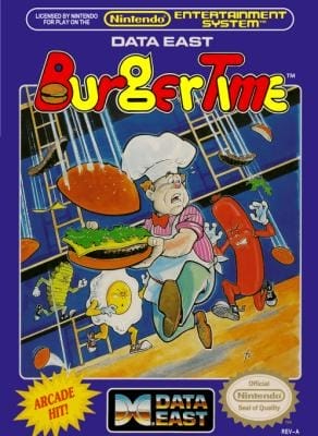 BurgerTime | NES | Play retro games online for free, Play emulator games online for free