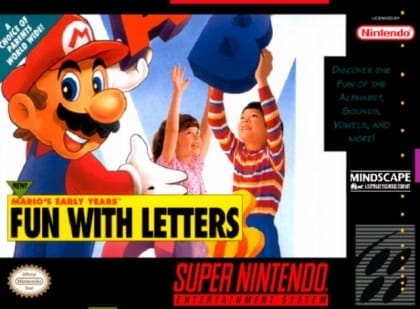 Mario's Early Years: Fun with Letters | SNES | Play retro games online for free, Play emulator games online for free