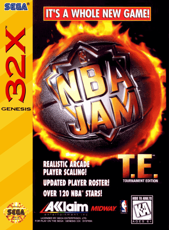 NBA Jam: Tournament Edition | Sega 32X | Play retro games online for free, Play emulator games online for free