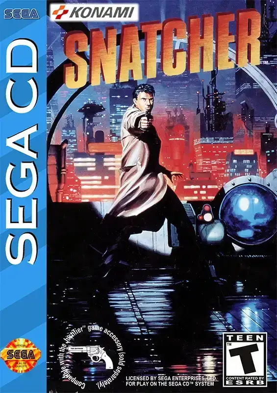 Snatcher | Sega CD | Play retro games online for free, Play emulator games online for free
