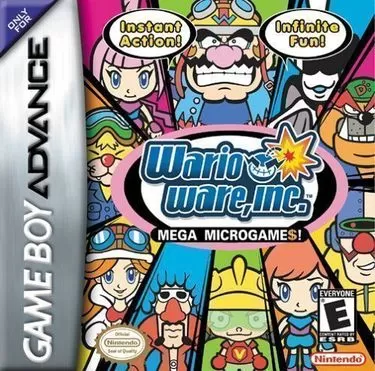 WarioWare, Inc.: Mega Microgames! | Game Boy Advance | Play retro games online for free, Play emulator games online for free